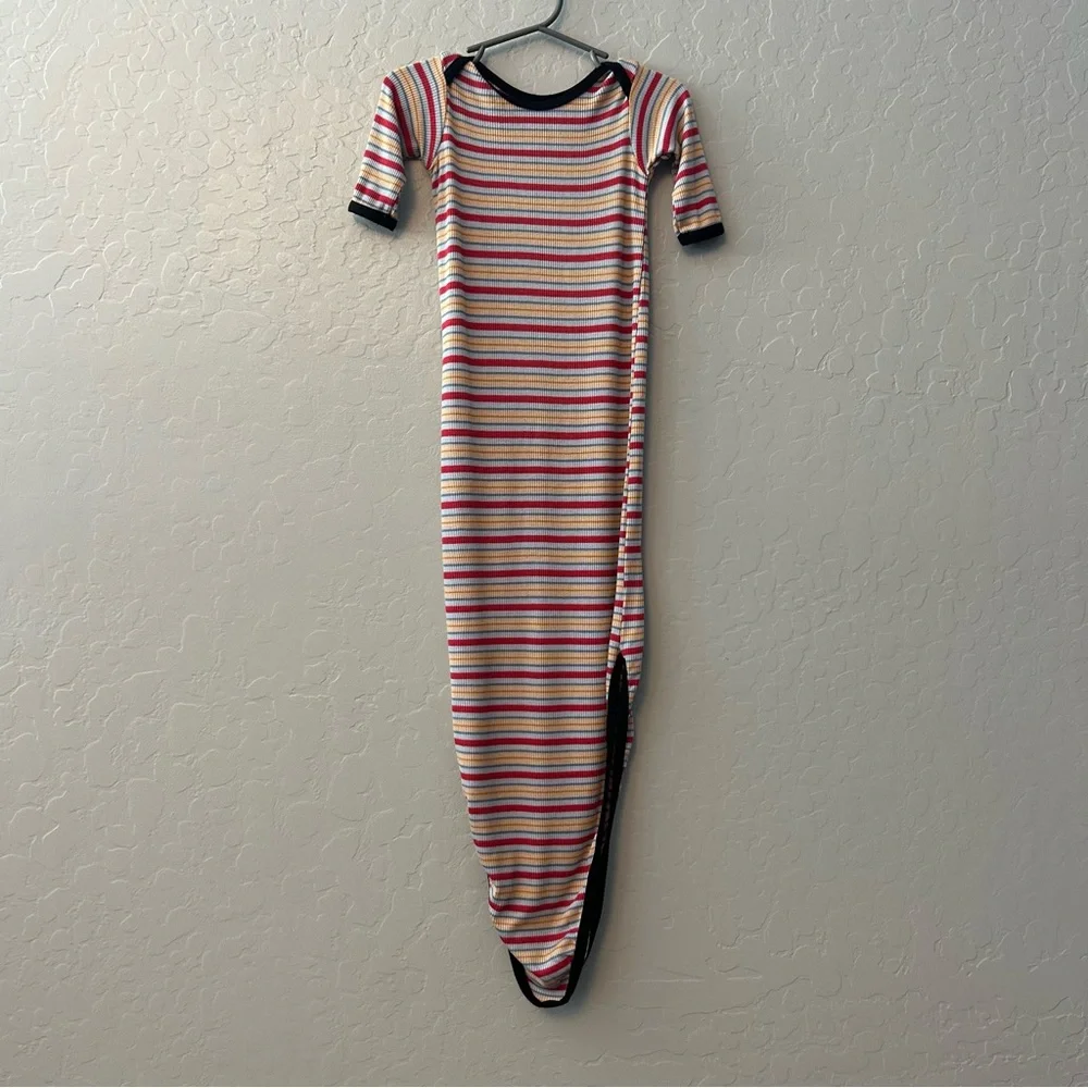 Cozys striped ribbed
